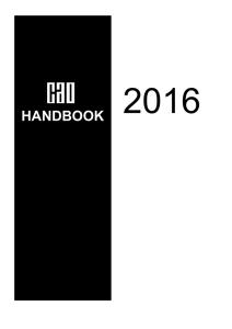 CAO handbook - Central Applications Office