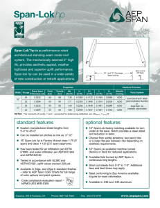 Span-Lok hp Product Sheet