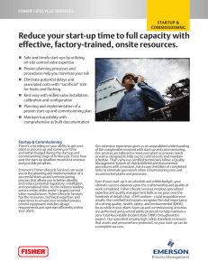 Reduce your start-up time to full capacity with effective, factory