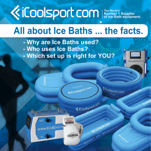 All about Ice Baths the facts.