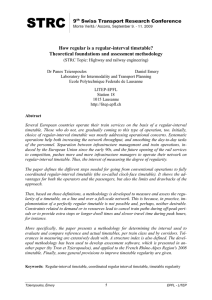 How regular is a regular-interval timetable