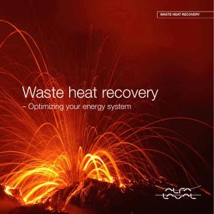 Waste heat recovery