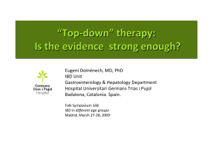 “Top-down” therapy: Is the evidence strong enough? “Top