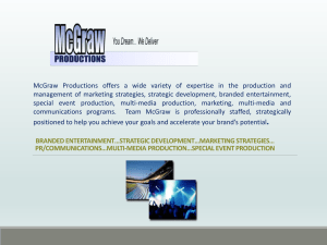 e-Brochure - McGraw Productions