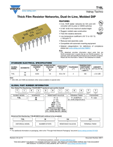 T16L Datasheet