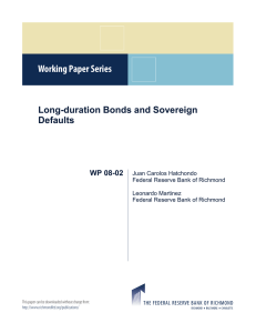 Long-duration Bonds and Sovereign Defaults