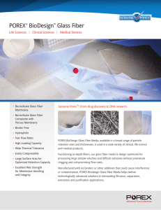 POREX® BioDesign™ Glass Fiber