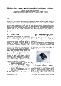 Efficiency improvement with silicon carbide based power