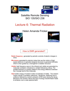 Lecture 6: Thermal Radiation