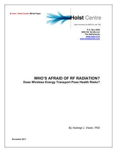 SM - Who`s Afraid of RF Radiation?