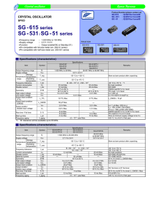 SG-615 Series SG-531/SG-51 Series