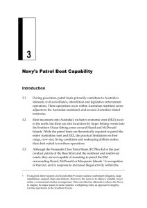 Chapter 3: Navy`s Patrol Boat Capability