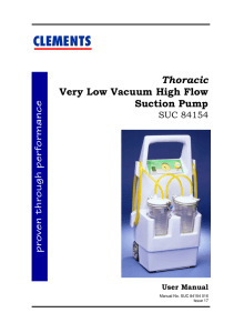 SUC84154 - Thoracic Low Suction Pump