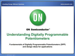 Understanding Digitally Programmable Potentiometers