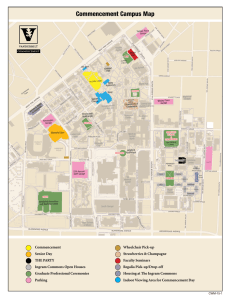 Commencement Campus Map