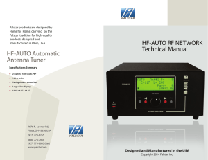 Palstar HF-AUTO - Antenna Tuners