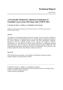 A Practicable Method for Thickness Estimation of