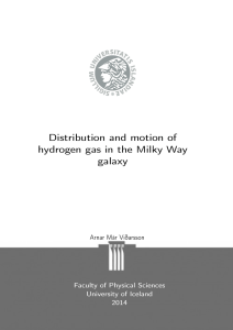Distribution and motion of hydrogen gas in the Milky Way