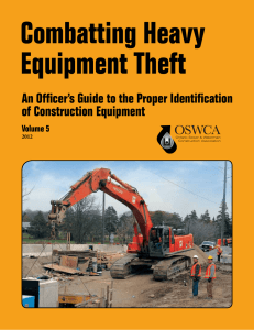 An Officer`s Guide to the Proper Identification of Construction