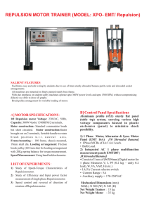 REPULSION MOTOR TRAINER