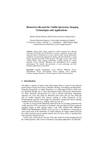 Biometrics Beyond the Visible Spectrum: Imaging