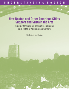 How Boston and Other American Cities Support and Sustain the Arts