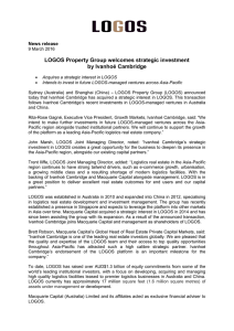 LOGOS Property Group welcomes strategic investment by Ivanhoé