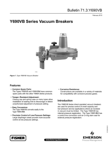 Y690VB Series Vacuum Breakers - Welcome to Emerson Process