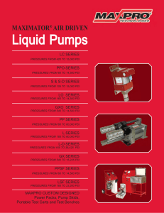 Liquid Pumps - MAXPRO Technologies Inc.