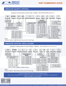 part numbering guide