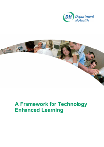 A Framework for Technology Enhanced Learning