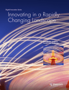 Innovating in a Rapidly Changing Landscape