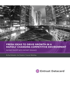fresh ideas to drive growth in a rapidly changing