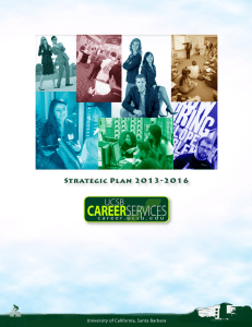 Career Services Strategic Plan 2013-2016