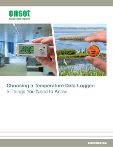 Choosing a Temperature Data Logger: 5 Things You Need