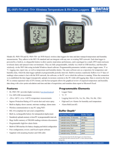 EL-WiFi Temperature and Humidity Data Loggers