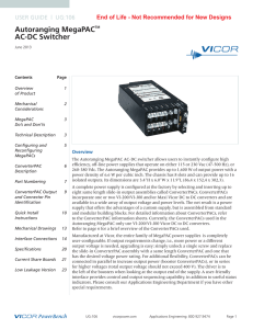 Autoranging MegaPAC User Guide