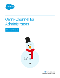 Omni-Channel for Administrators
