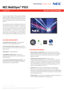 NEC Datasheet P553