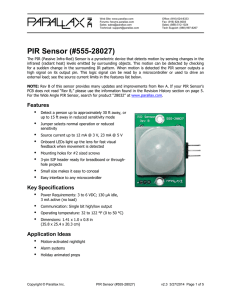 PIR Sensor (#555-28027)