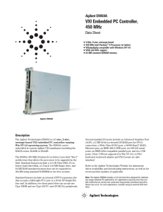 VXI Embedded PC Controller, 450 MHz