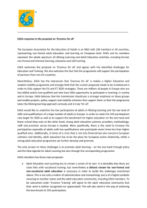 EAEA response to the proposal on `Erasmus for all`