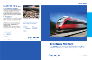 Traction Motors - ELANTAS Electrical Insulation