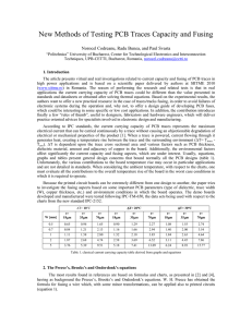 New Methods of Testing PCB Traces Capacity and Fusing
