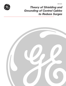 Theory of Shielding and Grounding of Control Cables to Reduce