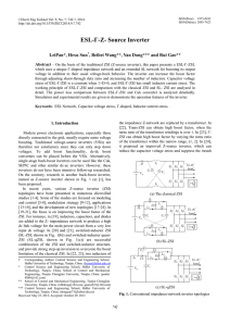 ESL-Γ-Z- Source Inverter - JEET(Journal of Electrical Engineering