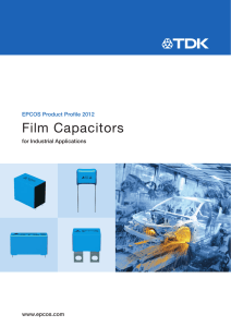 Film Capacitors for Industrial Applications