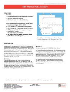 tMp thermal pad accessory