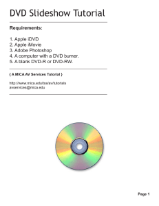 DVD Slideshow Tutorial