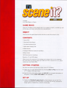 G7270 : Scene It?® TV EditionThe DVD Game